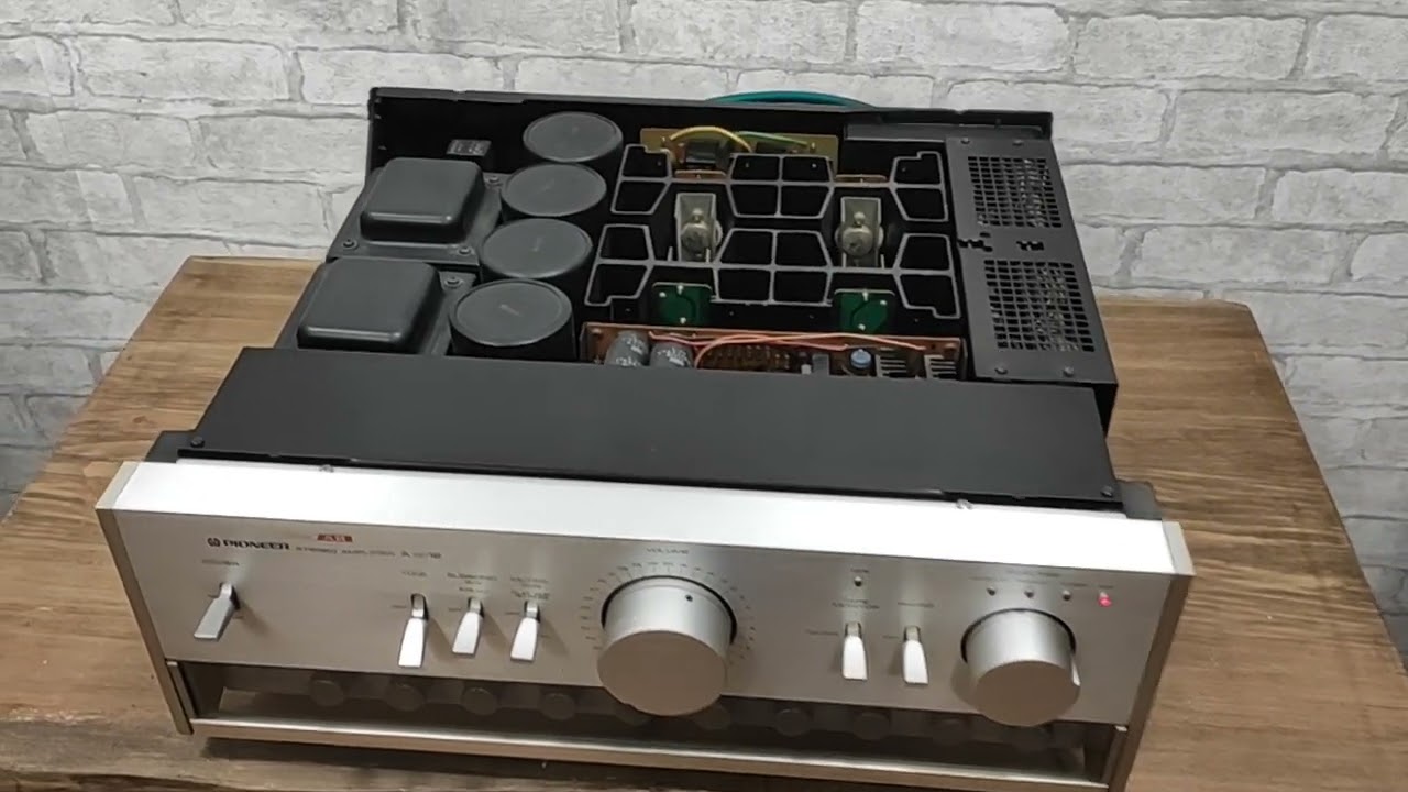 パイオニア ステレオアンプ A-0012 昭和レトロ ジャンク品