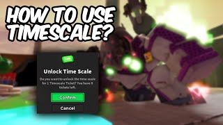 HOW TO USE TIMESCALE? ONE OF THE BEST FEATURE | Tower Defense Simulator | ROBLOX