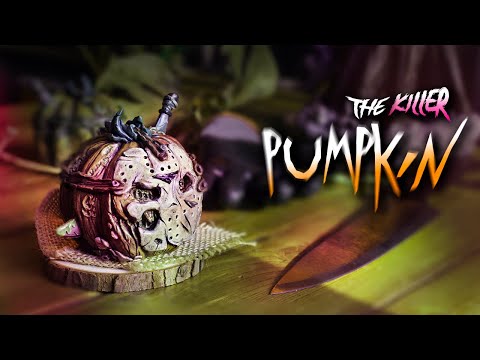 The Killer Pumpkin | Friday the 13th Inspired Halloween Sculpt