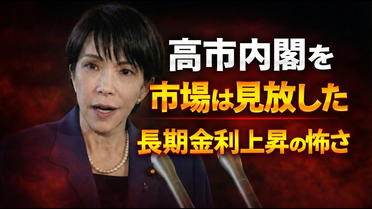 高市早苗の責任ある積極財政を市場は見捨てた。長期金利上昇という衝撃