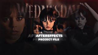 Wednesday Addams💜 Edit - Project file Aftereffects screenshot 5
