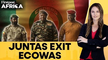 Burkina, Mali, Niger Exit ECOWAS, Thousands Hit Streets to Cheer Decision | Firstpost Africa |N18G