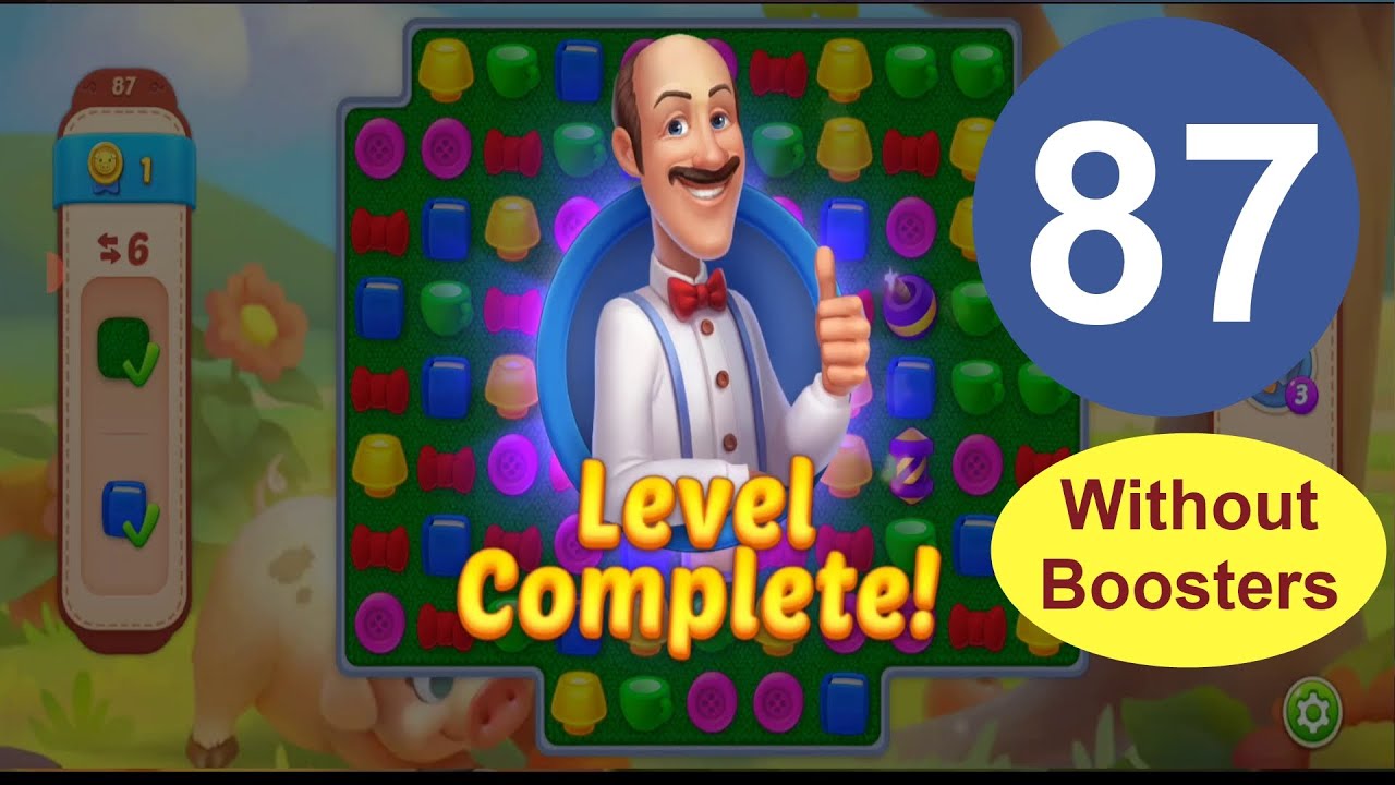 Homescapes Level 87 - [2021] [HD] solution of Level 87 on Homescapes ...