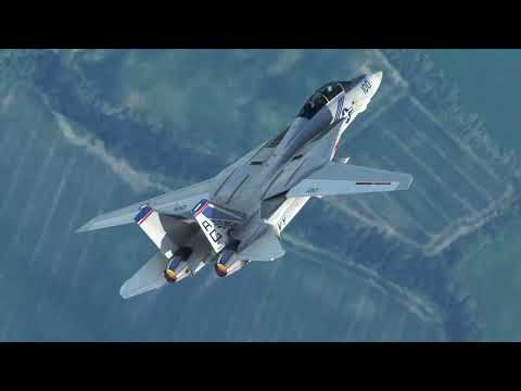 NAVY F-14 TOMCAT FLAT SPIN RECOVERY