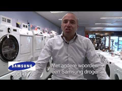 Samsung SDC14709 wasdroger condensdroger van Samsung. Top Samsung droger. Demo video!