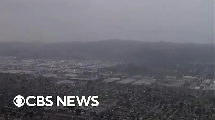 Atmospheric river moving into Southern California, bringing possible flooding and mudflows