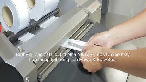 Máy cắt và hàn túi tiệt trùng tự động cao cấp HAWO HM 8000 AS Của Đức