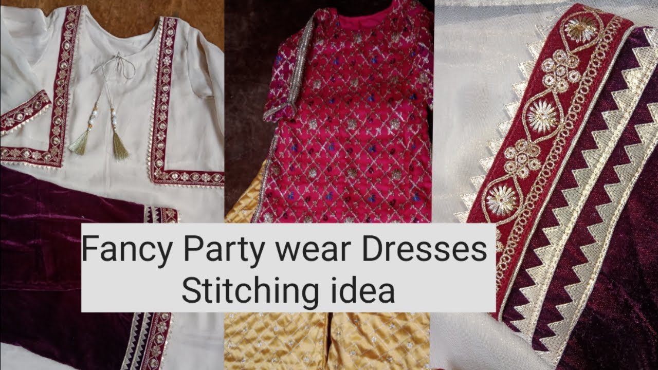 Fancy Dress Designing ideasPart 1 Design your dress With fancy lace