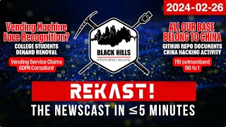 REKAST - Talkin' Bout [infosec] News 2024-02-26 #infosecnews #cybersecurity #podcast  #podcastclips by Black Hills Information Security 322 views 2 months ago 5 minutes, 5 seconds