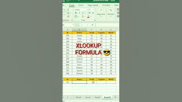 👍Xlookup Formula In excel 💯#shorts #excel #viralshorts #shortsfeed