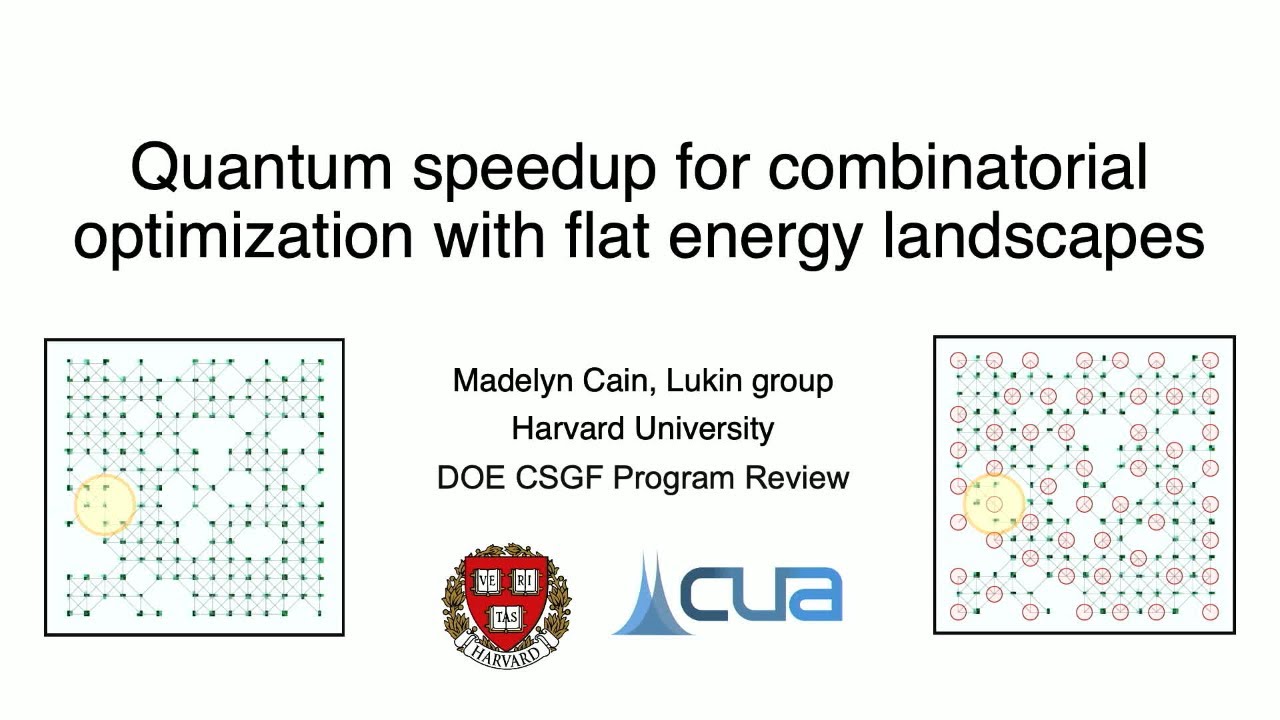 DOE CSGF 2023: Quantum Speedup in Combinatorial Optimization With Flat ...