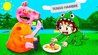 NEVER STEAL FOOD FROM PEPPA PIG in ROBLOX | Dylan Juega