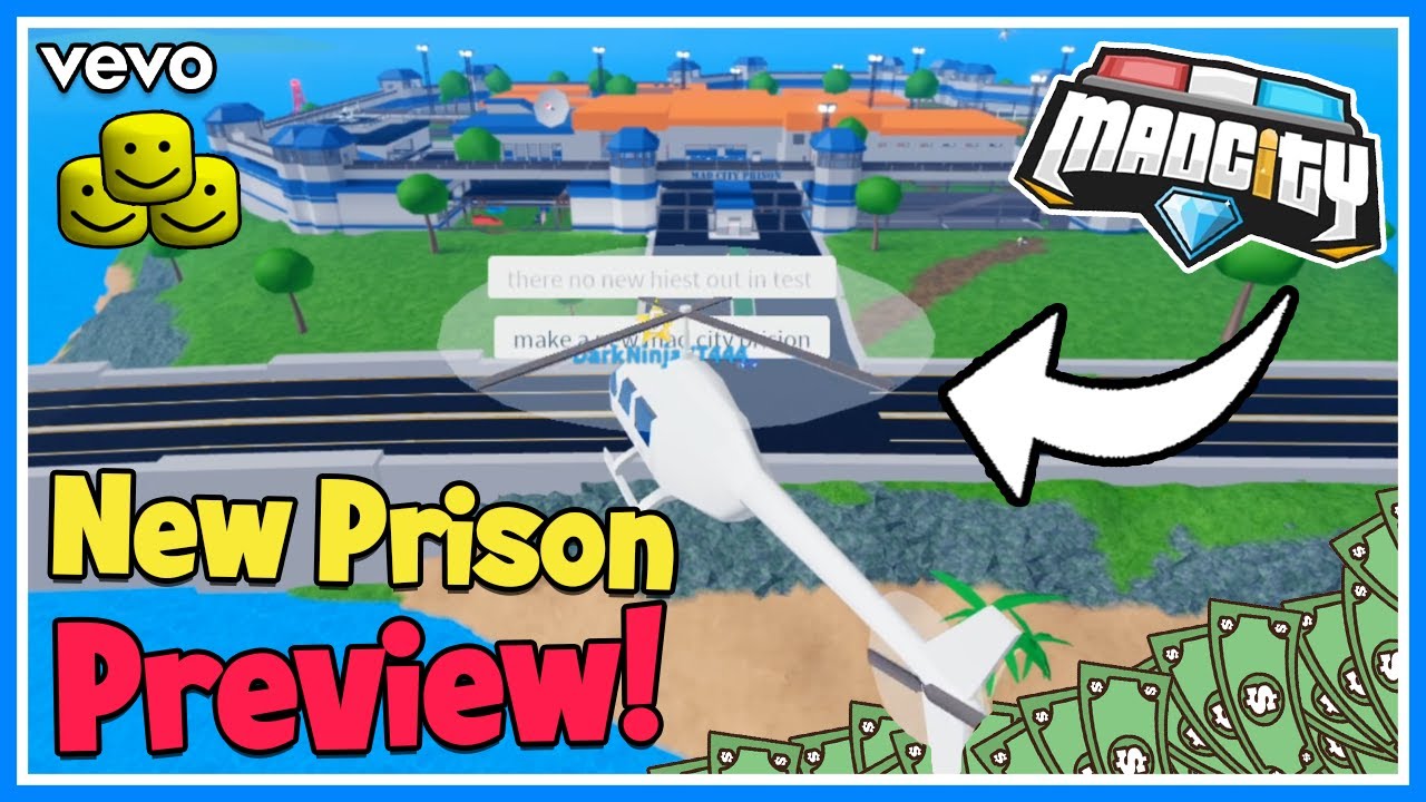 Mad City New Prison Update Testing Server Youtube - roblox mad city test server