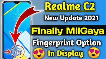Realme C2 In Display Fingerprint| Realme C2 Fingerprint Lock Kaise Lagaye | Enable Fingerprint