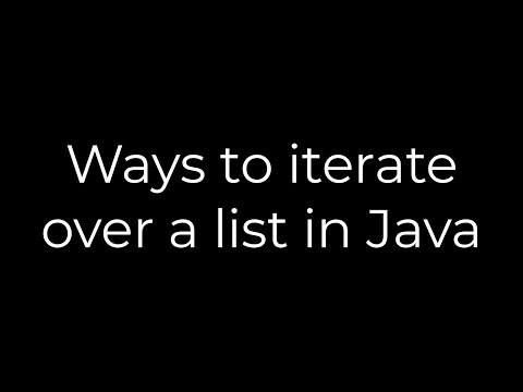 Java :Ways to iterate over a list in Java(5solution)