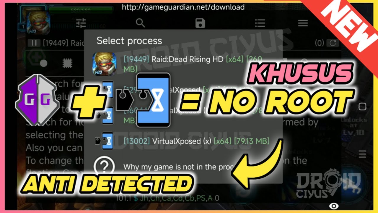 Xposed game guardian
