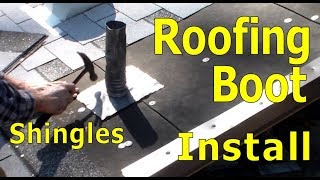 Roofing How to Install Lead Boot on Plumbing Vent Pipe Walkthrough
