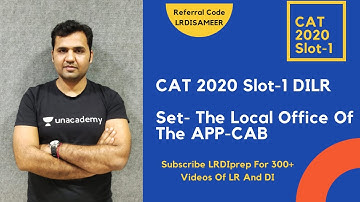CAT 2020 LRDI | Slot-1 | APP-CAB | Smart Approach Of Solving LR | Question No 1 And 2