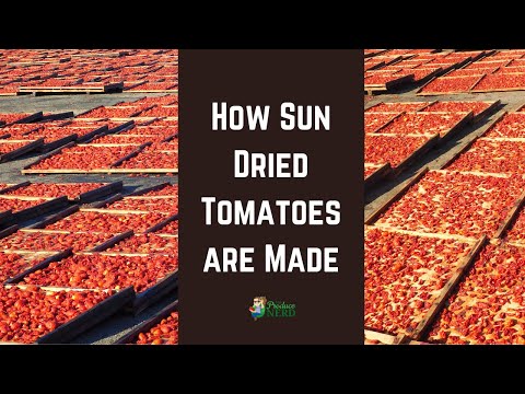 ვიდეო: მზეზე გამხმარ პომიდორს მზეზე აშრობენ?