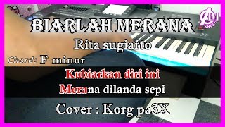 BIARLAH MERANA - Rita Sugiarto - Karaoke Dangdut Korg Pa3X