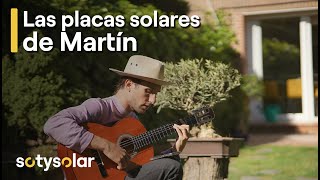 Instalación fotovoltaica de Martín Ceballos, músico y ex-bajista de Dvicio ☀️SotySolar