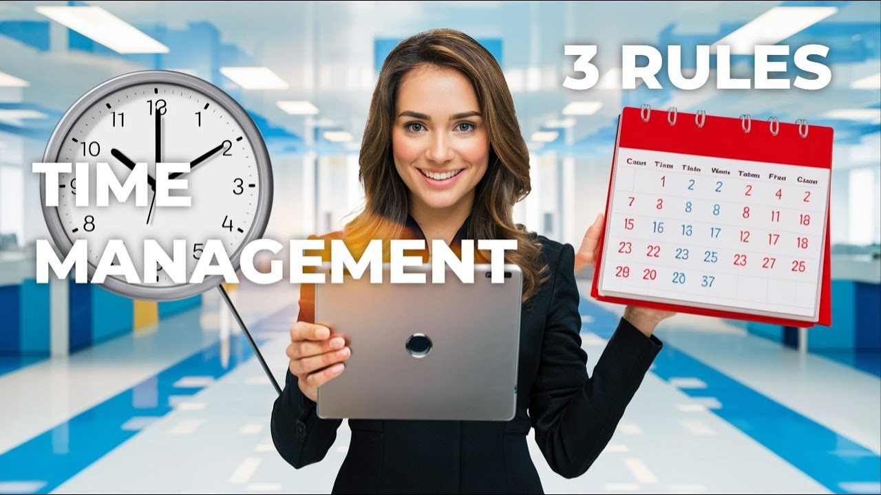 Manage Your Time Like a PRO with These 3 Rules - YouTube
