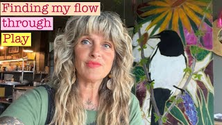 MAGPIE ART, LIFE CHAT, FLAG MAKING & A FALL! /Personal vlog