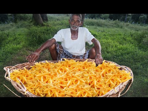 French Fries Recipe | Crispy French Fries Recipe Cooking by our grandpa for Orphan kids