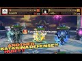 Can This Katarina Defense Actually Snipe? - G3 ASIA SIEGE vs RANKER and ~M|lk~ - Summoners War