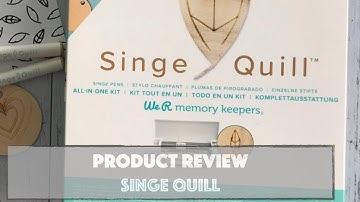 Product Review // We R Memory Keepers Singe Quill || Unboxing and First Use