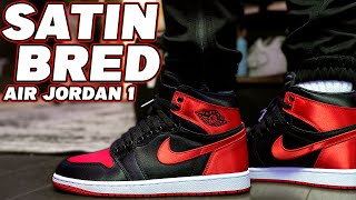 Air Jordan 1 High OG Satin Bred Review and On Foot