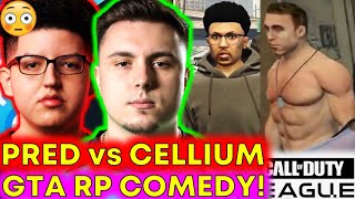 Pred vs Cellium DRAMA: Comms Clowned, GTA Fight!! 🤡🥊