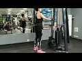 Glutes workout 🔹 Один из альтернативных видов приседаний в кроссовере &quot;Precor Icarian Strength&quot; 💪