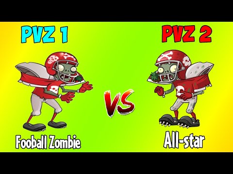 All Zombies in PVZ 1 vs PVZ 2 - Which Version Of Zombies Do You Like? 