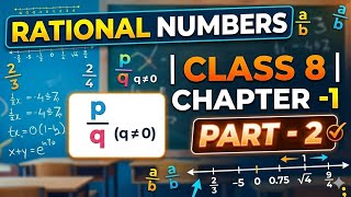 Rational numbers |class 8| chapter -1|