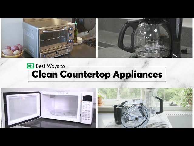 How to Clean Kitchen Appliances the Right Way