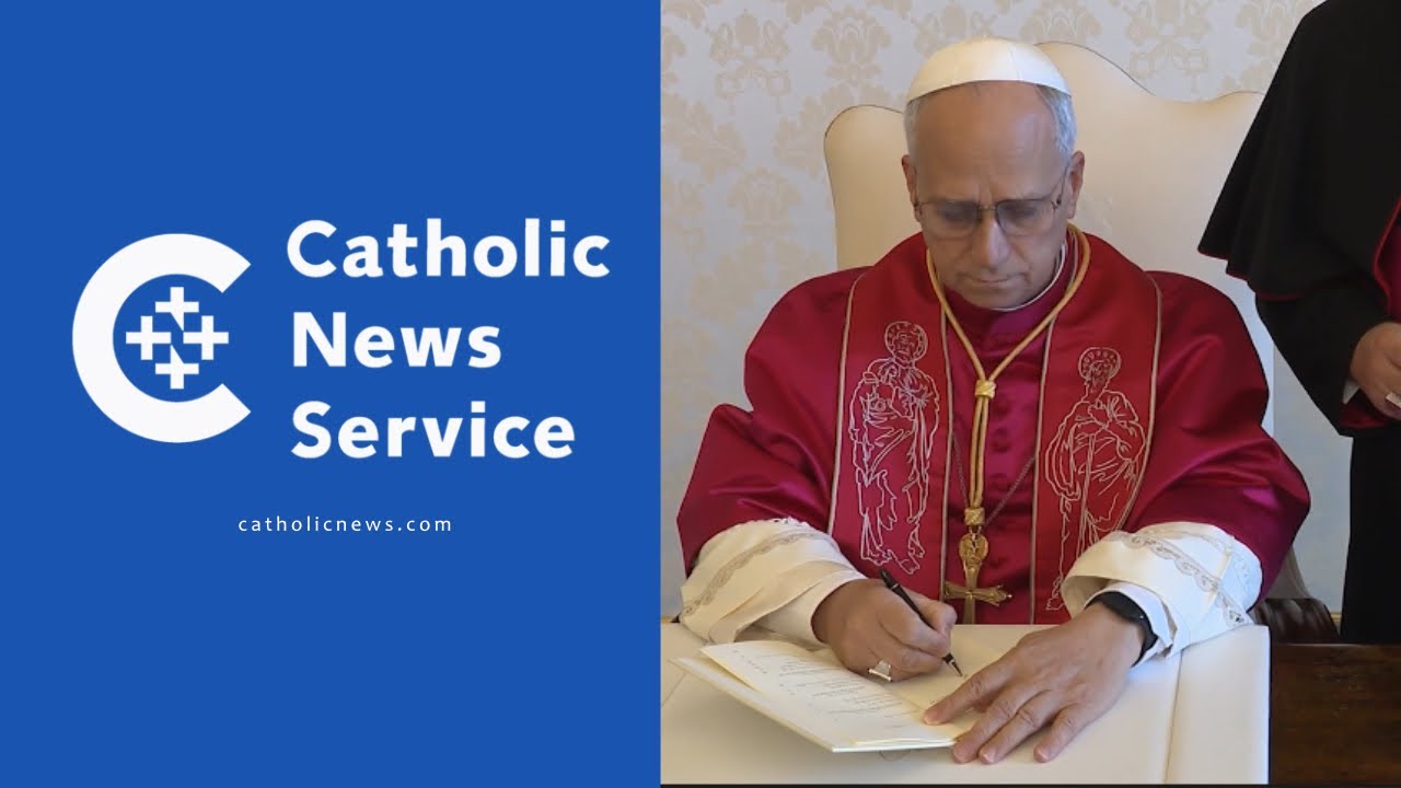 2025年10月4日教皇レオ14世「初の使徒的勧告に署名」動画 | カトリック