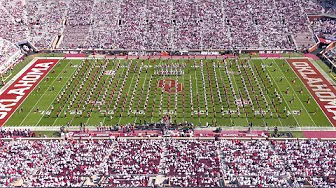 10-19-24 OU vs South Carolina Halftime - Pride of Oklahoma and OU Alumni Band
