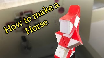 Snake cube | how to make a horse
