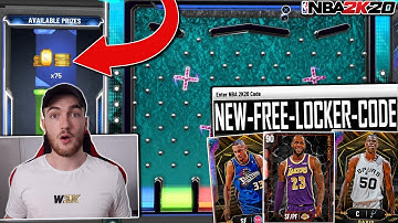NEW FREE *LOCKER CODE* FOR FREE 75 TOKENS, FREE MT & FREE HEAT CHECK PACK! (NBA 2K20 MYTEAM)