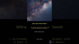 Ultra Fast Orbit Planet... #scienceupdate #exoplanetnews #planetstudy #astronomyupdate