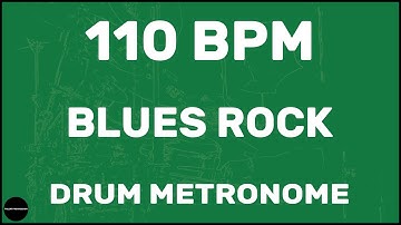 Blues Rock | Drum Metronome Loop | 110 BPM