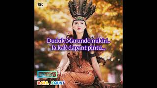 lirik lagu dara amunt...