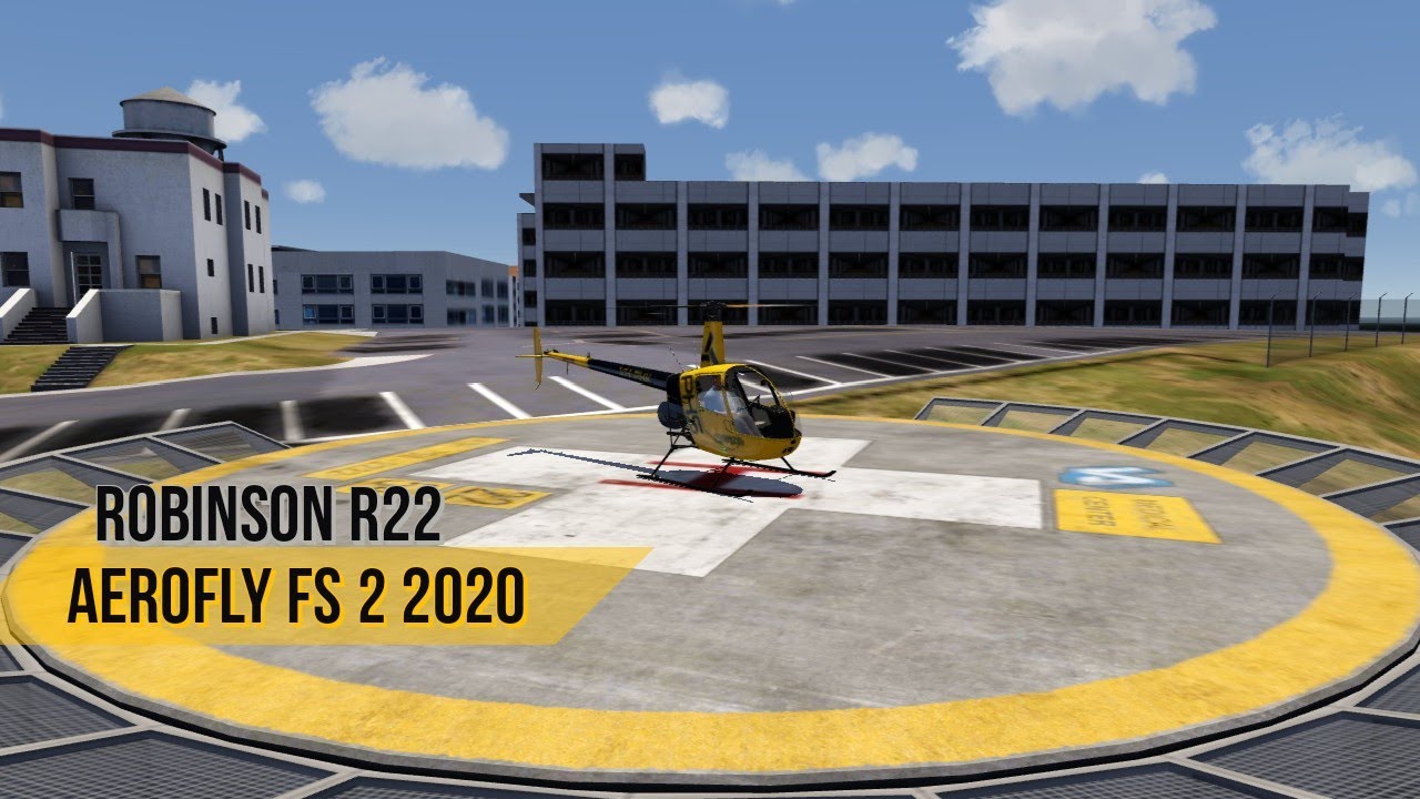 Aerofly FS 2 2020 flew with Robinson R22 to the island of Alcatraz ...