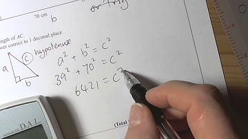 Pythagoras Nov 2013 Higher Paper 2H Q15