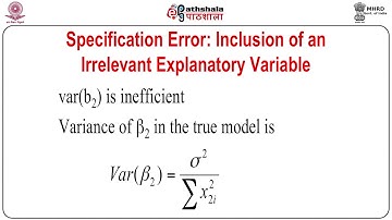 Specification Error  1