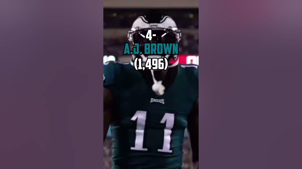 Top 5 receivers with the most receiving yards! YouTube