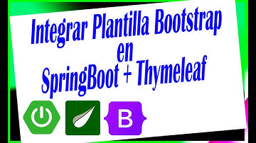 Como Integrar una Plantilla Bootstrap en Spring ✅