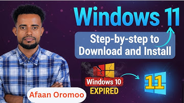 ⚠️ Windows 10 is expired - Step-by-Step to Download and Install Windows 11 (In Afan Oromo) | 2025/26
