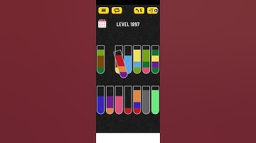 Watar sort1897 #puzzle #games #relaxing #colors #gameplay #ballsortcolorwaterpuzzle #level  #water